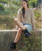 Cesti Funky Fur Ankle Boots (Black)