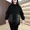 2025 Spring Plus Size Loose Sweatshirt with Large Pockets for Middle-Aged Women - Casual Influencer Hot Seller
