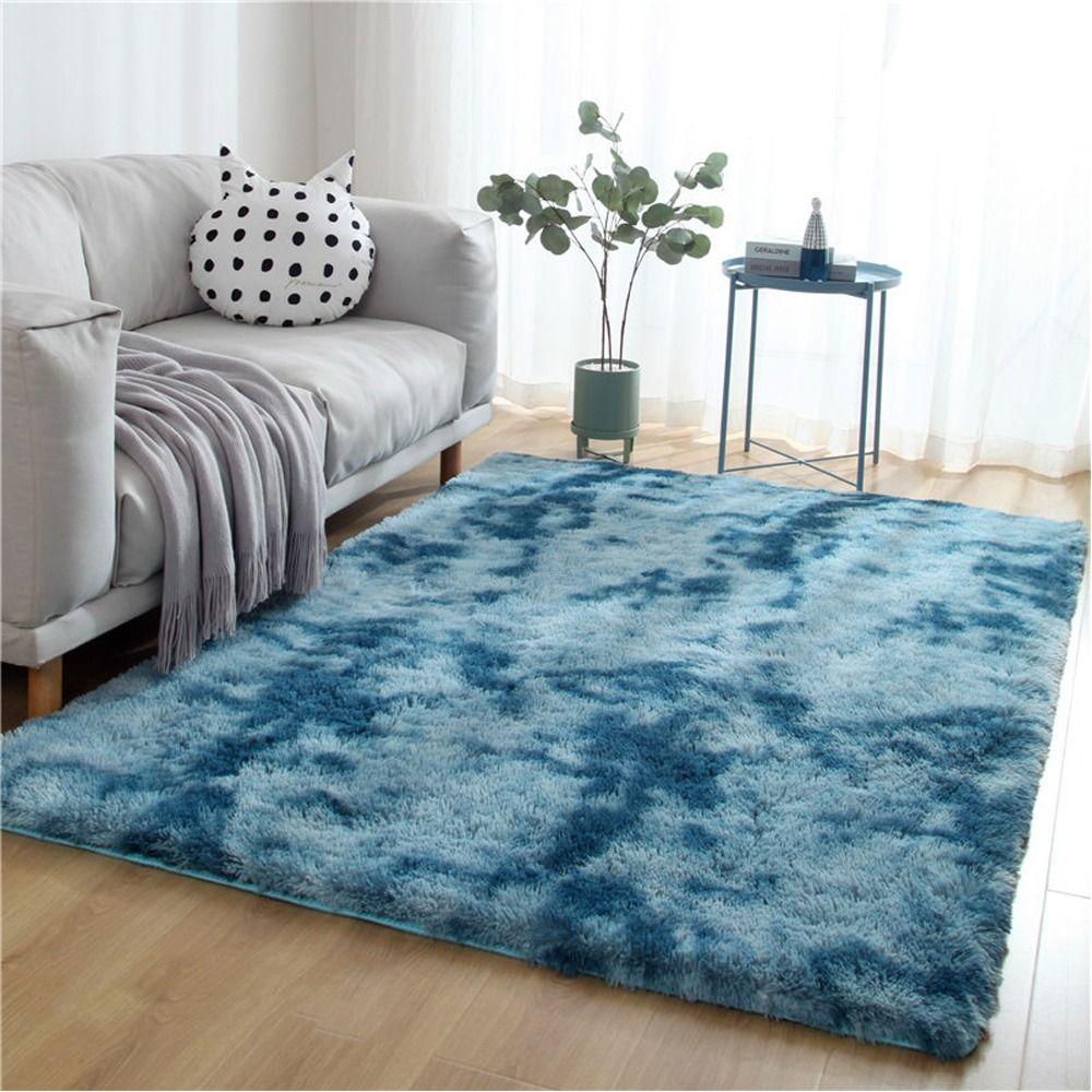 50x80cm Plush Carpet Long Hair Sofa Cushion Rugs Soft Imitation Wool Pad  Home