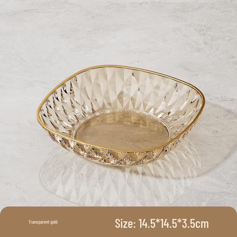 Minai Luxury Diamond Snack & Fruit Plates