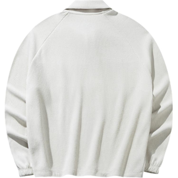 Anta Training Series Letter Pullover Sports Long Sleeve Sweatshirt Women sweatshirt Triumphant-Gray 162437714-2