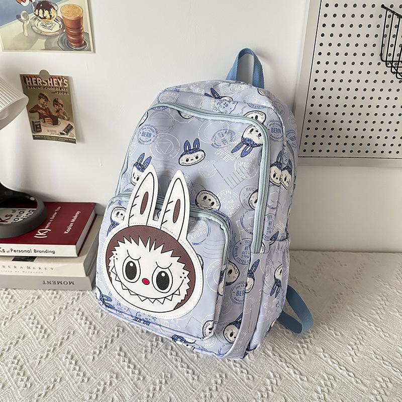 

Осень Новые Популярные Lafufu Детские Школьные Рюкзаки для Учеников 1-3-6 Классов Начальной Школы Высокой Вместимости Водонепроницаемая Сумка для Книг Рюкзак для Старшеклассницы Милый Рюкзак синий