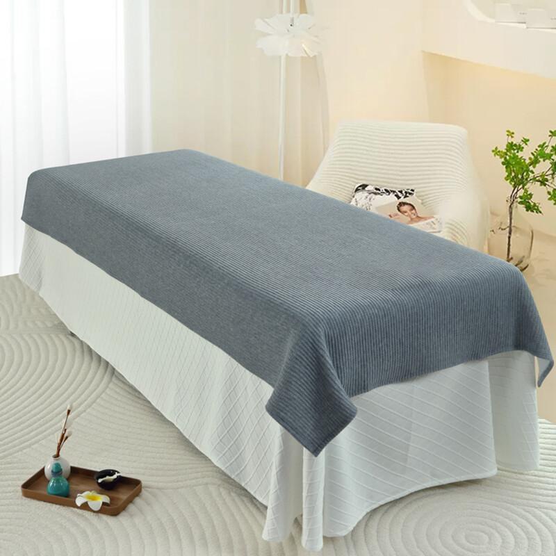 1PC Beauty Salon Bed Sheets with Face Hole Skin-friendly Spa Massage Table Covers Face Towels Set Salon Barbershop Decoration