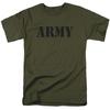 Camiseta Unisex Algodón Oversize Talla Grande EE. UU.. Camiseta del Ejército Camiseta del Ejército para Hombre Licenciada Camiseta Militar de EE. UU. Verde Militar