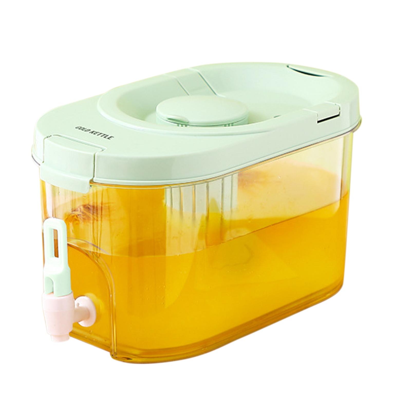 

Ведерко для напитков 4 л с краном, большой емкости, герметичное, для домашних вечеринок зелёный