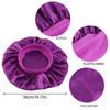 Large Brim Nightcap Sleeping Hat Satin Bonnet Wide Band Silk Sleep Cap Bathing Shower Caps for Women Curly Hair