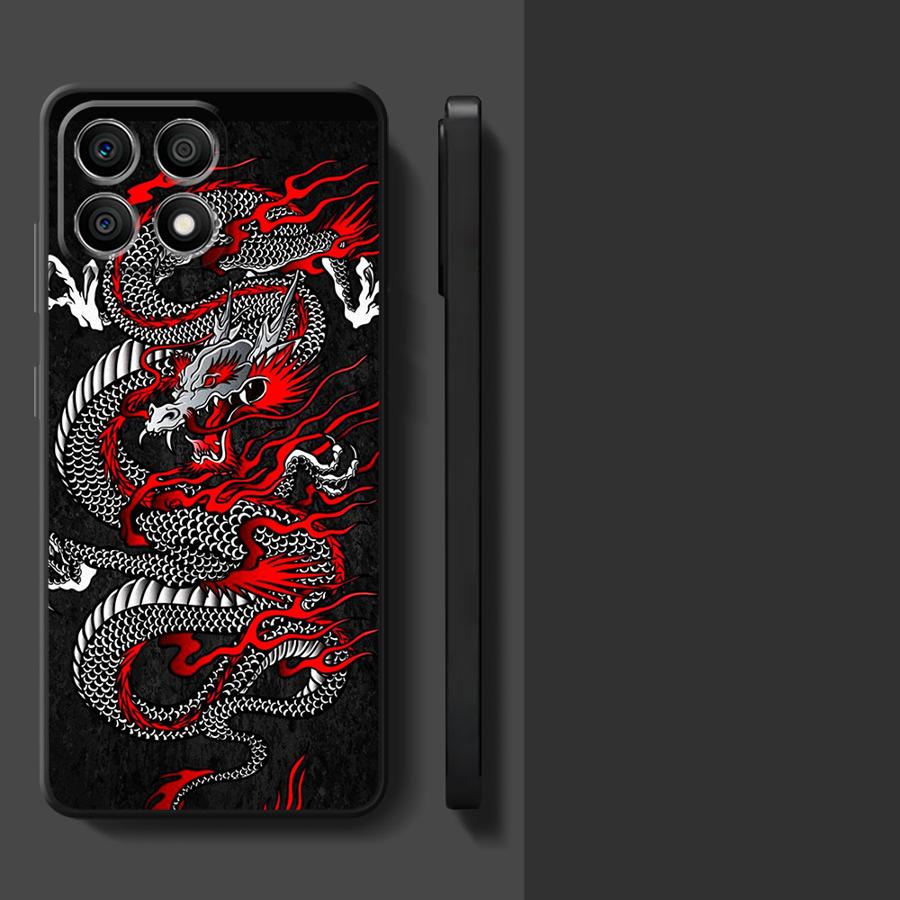 Dragon Pattern Phone Case for Motorola Moto G30 G51 G60S G71 G22 G32 G52 G72 Edge 20 Lite 30 Neo 30 Fusion Soft Cover