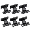 6 set Black Furniture Joint Bracket ABS Panel Connection Bracket  Decorative Paneling