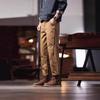 Tooling multi-bag straight jeans men's autumn and winter American trendy brand retro loose wide-leg casual long pants