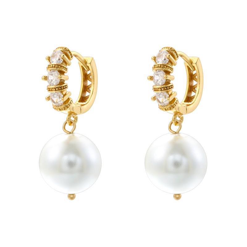 ZHUKOU 7 kinds of different earring clasp pearl earrings for women :VE1405-VE1411
