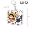 Acrylic Keychain - Luffy, Zoro, Nami Anime Pendant