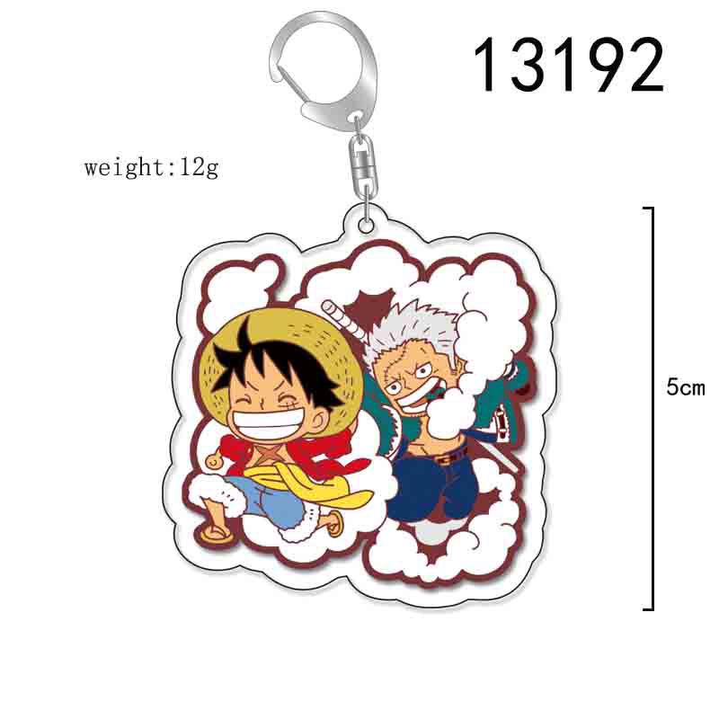 Acrylic Keychain - Luffy, Zoro, Nami Anime Pendant
