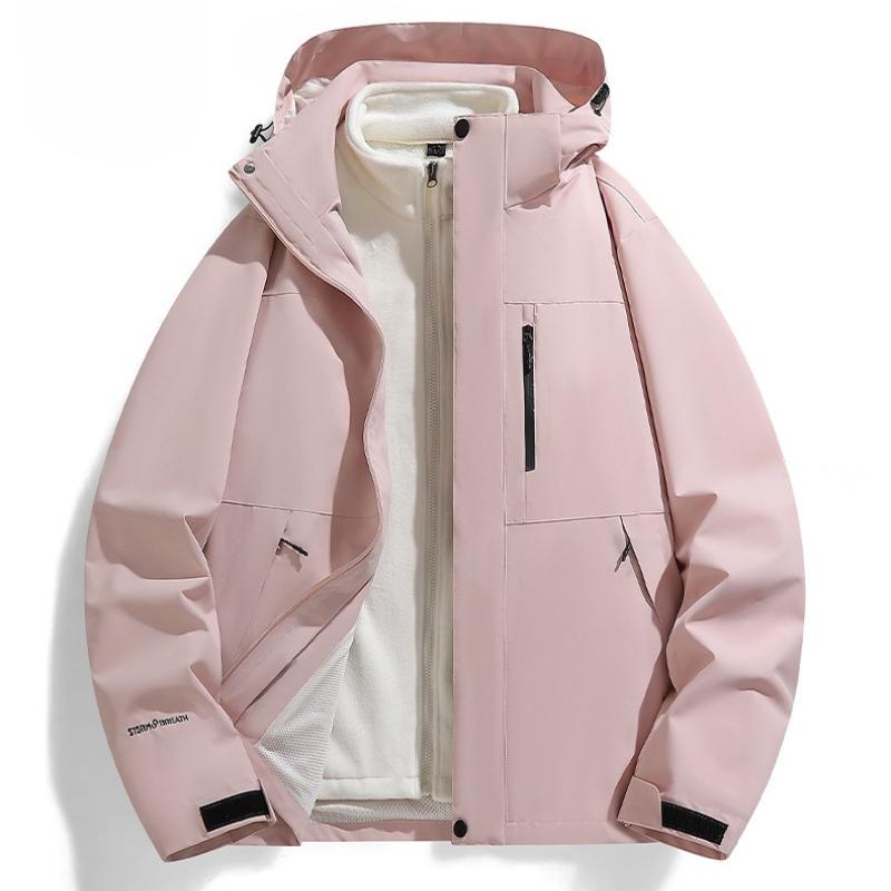 Women's Jacket Jacket Jacket Jacket In Winter Outdoor Three-in-One Removable Two-piece Mountaineering Suit Couple