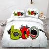 Top Halloween Boo Cartoon Bedding Set Printed Single Comforter Quilt Bed Cover Duvet Cover Pillow Case 3 Pieces Kids Adult Size