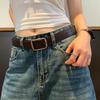 Belt - Bohemian vintage American brown leather belt waist chain accessory for skirts, ethnic style waist belt, grassland style