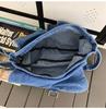 2023 Summer Hong Kong Style Versatile Denim Crossbody Bag for Women - Japanese & Korean Student Fashion