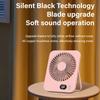 Folding Desktop Fan Handheld Quiet USB Charging  Fans For  Home  School Office   Mini Table Fan