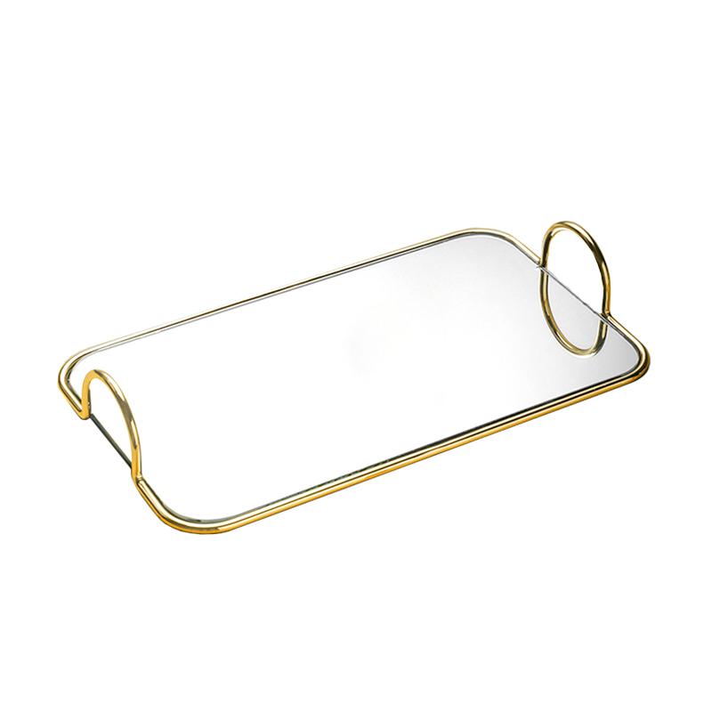 

1 шт. реквизит для съемки, свет, роскошное украшение для домашнего стола, поднос для фруктов, скандинавские украшения, зеркальный поднос, поднос для хранения