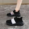 Women's Slip On Sneaker Casual Walking Shoes Breathable Mesh Flat Bottomed Soft Sole Shoes House Sandals With Support Boots