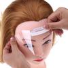 50pcs Hairdressing Haircut Face Mask Shield Cover Hair Cutting Dyeing Protector with Handle Pro