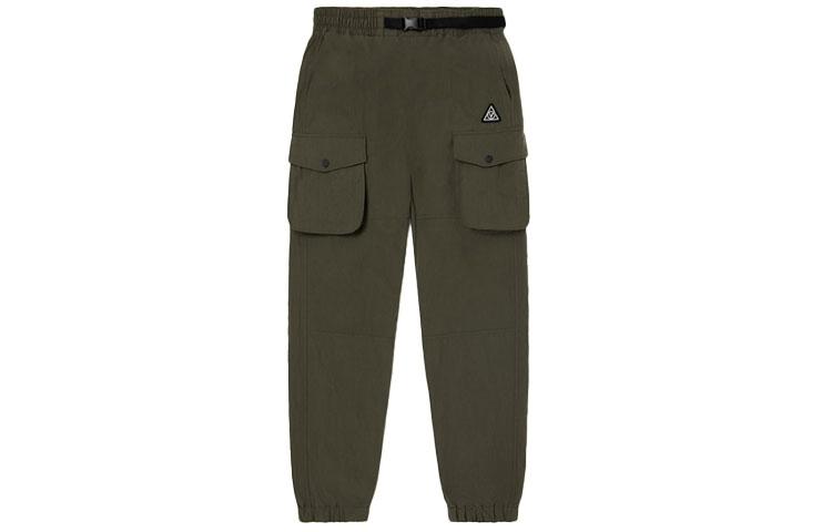 Брюки-карго Vans женские зеленые умеренные прямого кроя VN0A4UT5KCZ XS