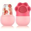 Rola de Gheață pentru Frumusețea Feței Rola de Gheață Cu Perie Cosmetică Scrub Pad Mat Instrument de Curățare Instrumente pentru Îngrijirea Pielii Cadou Perfect pentru Femei