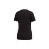 Adidas T Shirts Women's Black Crew Neck Moderate Straight Fit EH8722