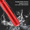 Glass Breaker Hammer Aluminum Alloy Seatbelt Cutter Keychain Portable Window Breaker Finger-Proof Car Emergency Escape Tool