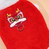 Cat New Year Cat Winter Dog Clothes Teddy Bigbear Small Dog Pets New Year Dog Supplies