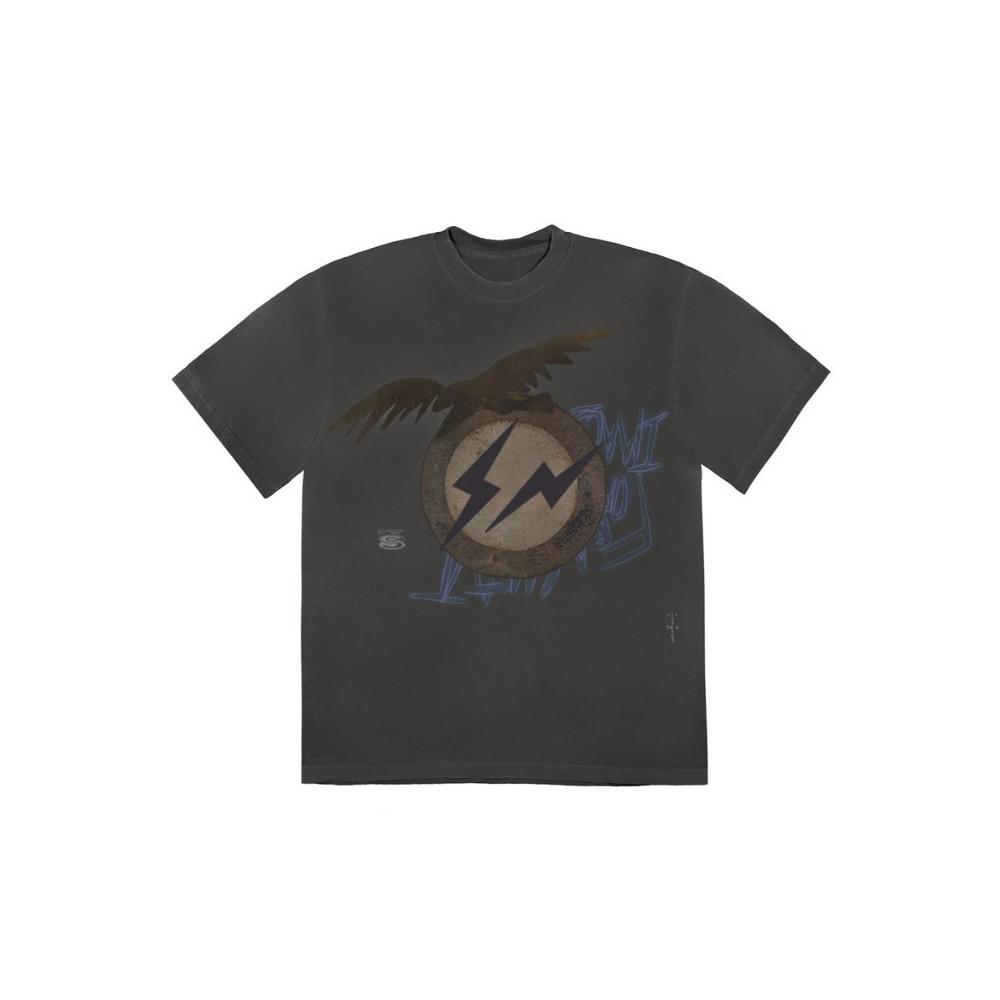 T-shirt Travis Scott Cactus Jack for Fragment Create Black