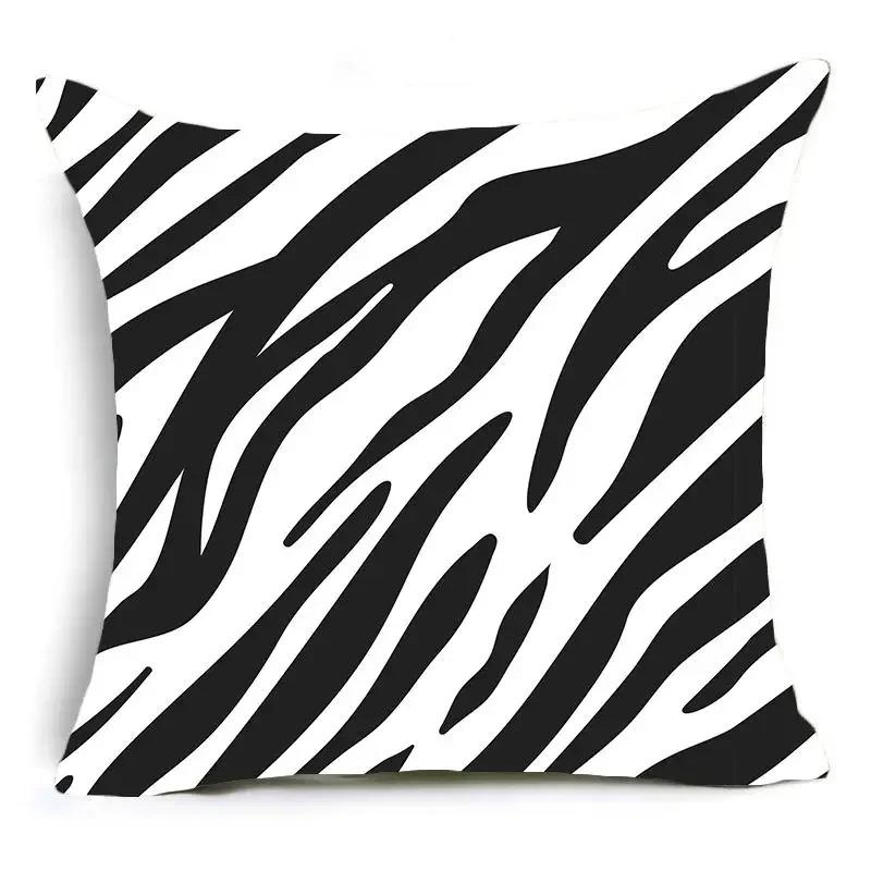 Animal Print Pillowcase, Leopard Tiger Zebra Cow Snake Cushion Cover, Home Sofa Chair Decoration Pillowcase, Home Decoration