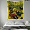 Dorohedoro Wall Tapestry Aesthetic Wall Hanging Printed Fabric Blanket Decorative Tapestries for Bedroom Living Room Home Decor