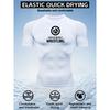 Herren Weiß United World Wrestling Print Kompressions-T-Shirt, Schnelltrocknendes Atmungsaktives Trainings-Top