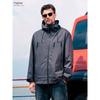 Yingjuelun 2025 Autumn and Winter Windproof Casual Hooded Jacket Men's Mountaineering Clothing Outdoor Mountain Style Urban Jacket