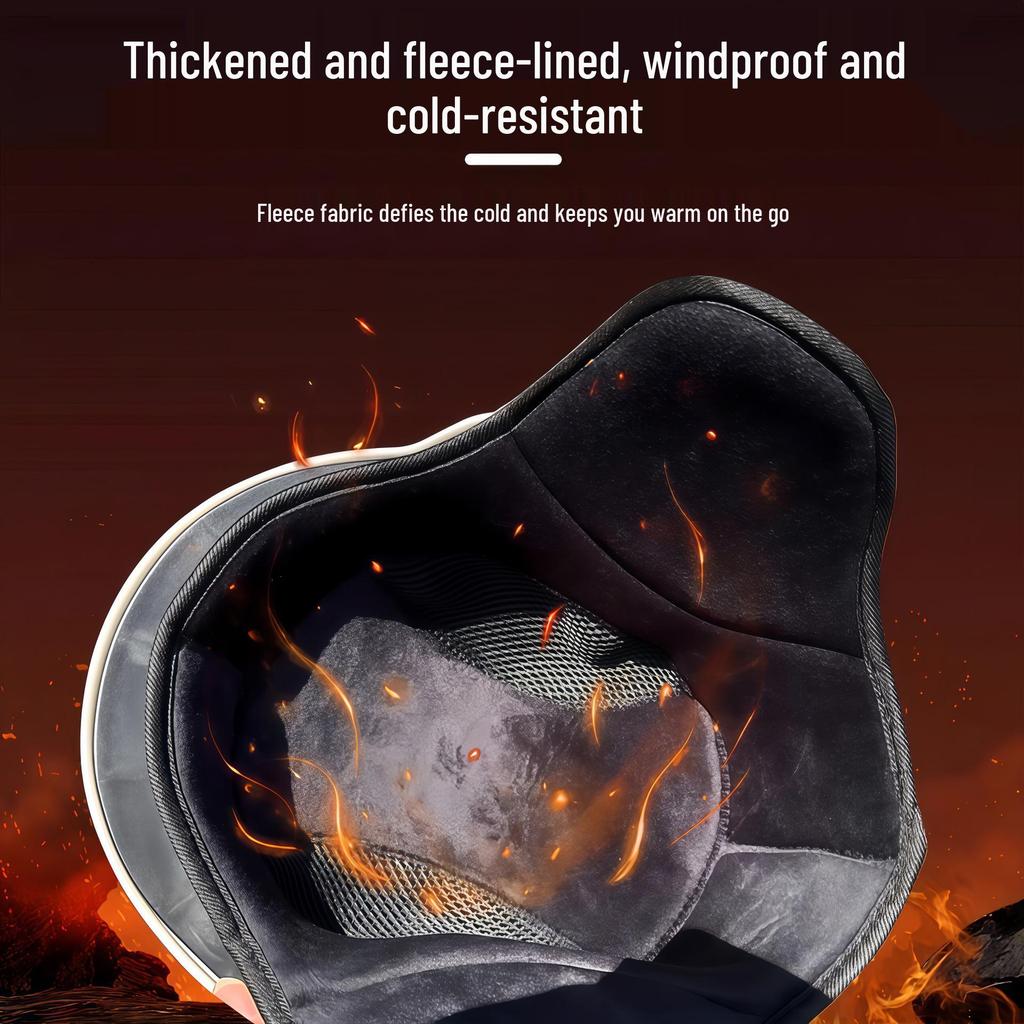 Removable Ear Protection Pads: Thickened, Warm & Windproof Helmet Liner for Electric Vehicles – Newcomer ¥5 Discount!
