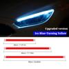 Car headlights, dynamic LED decorative light strips, turn signals, yellow flexible turn signals, car headlights, daytime running