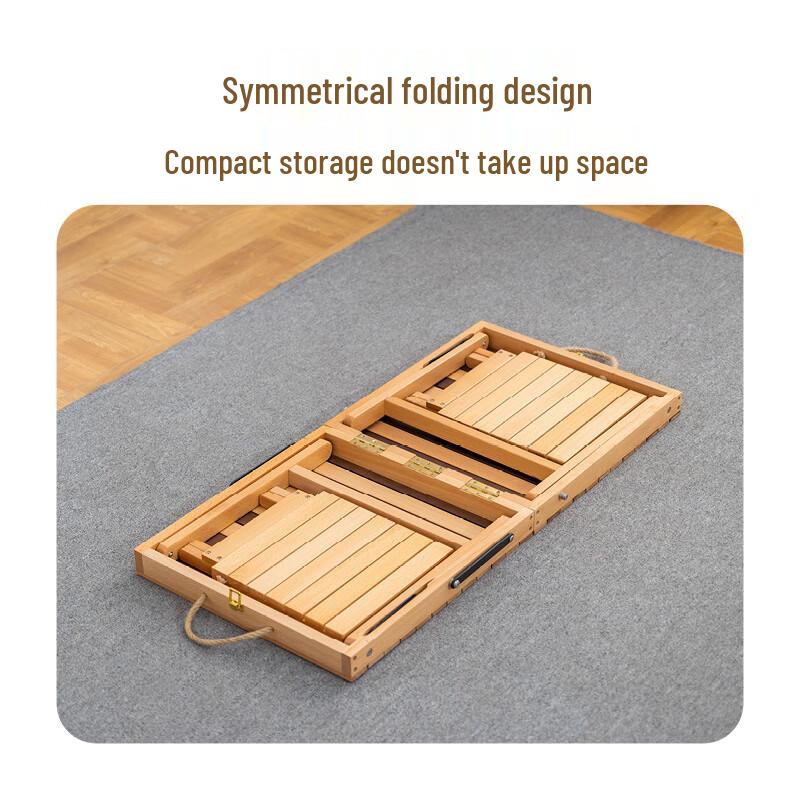 Jingbang Portable Beech Wood Folding Picnic Set