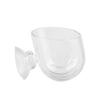 Transpatent Acrylic Feeding Cup Fish Red Worm Feeder Cups for Aquarium