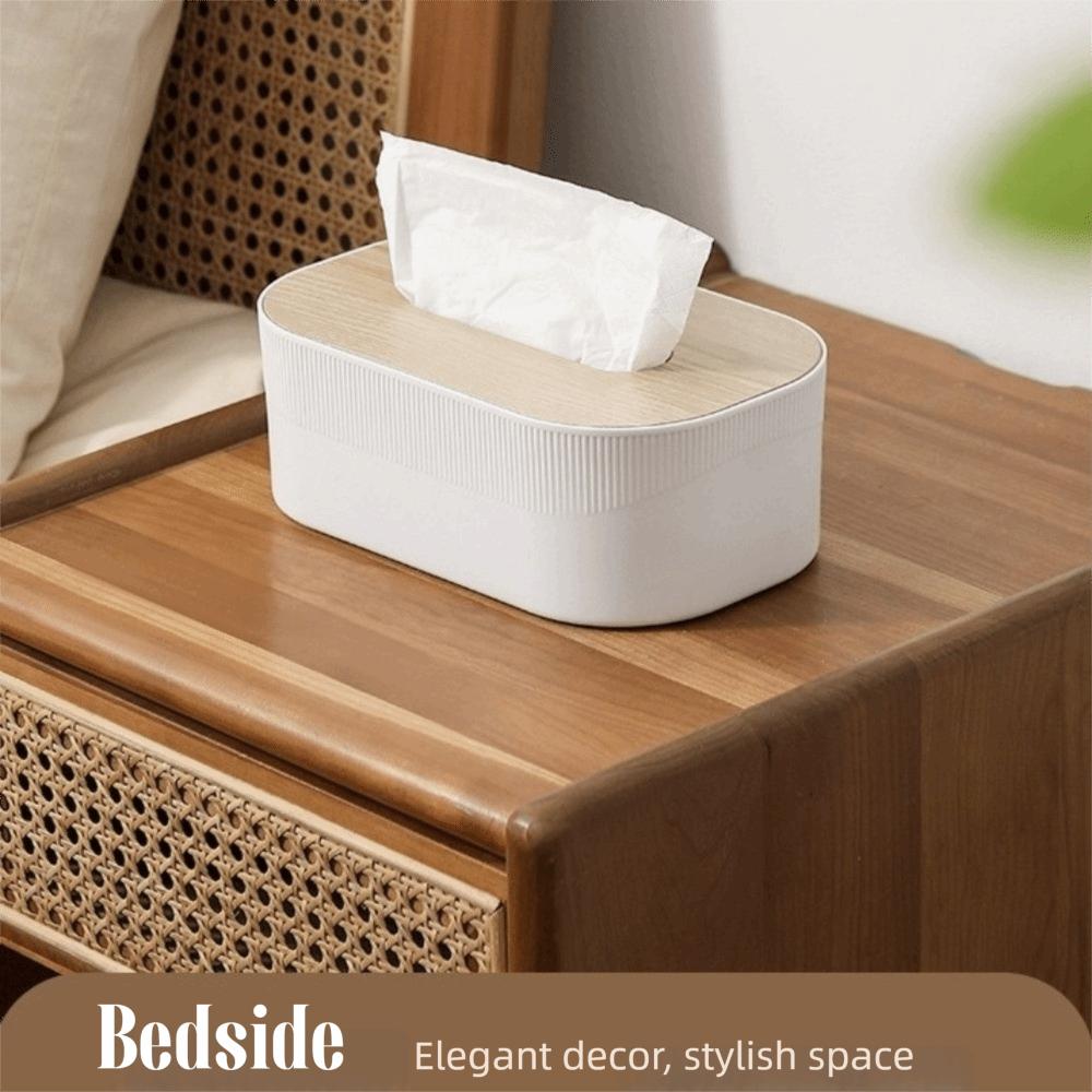 Eco-Friendly Napkin Holder Plastic Paper Storage Box Paper Extraction Case Tissue Box Holder  Home