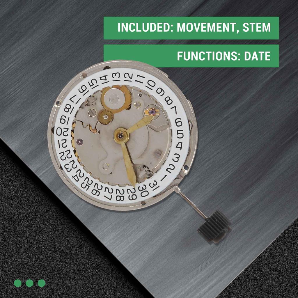 BHBL Direct Replacement Shanghai 2824 Movement Date Automatic Mechanical Movement Mens Watch