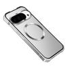 For Google Pixel 10 Pro XL Case Compatible with MagSafe Hard PC Metal Frame Frosted Phone Back Cover