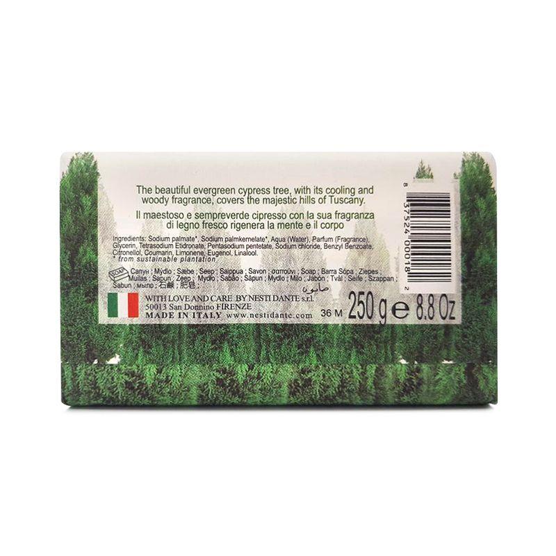 NESTIDANTE Daycoli Florence Cypress Soap 250g X 6 Pack [Box Product]