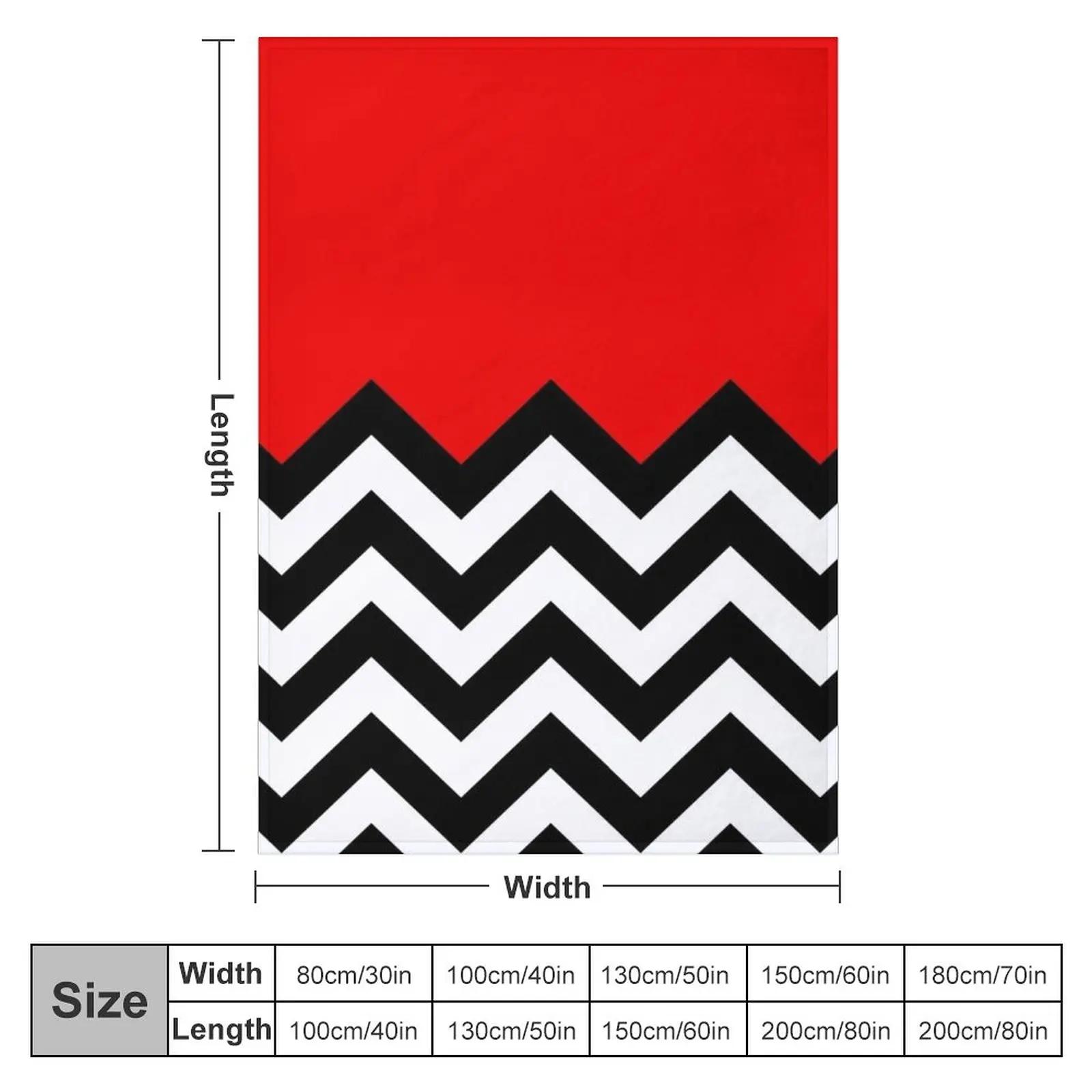 Twin Peaks - Black Lodge Pattern Throw Blanket Beach Blanket Nap Blanket 100cmx150cm
