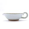 Mino Ware Katouen Mini Shallow 13cm with White Made in Product Mortar, Small, Approx. Wide, Handle, Straw, Ceramic, Japan, Number 523-0052