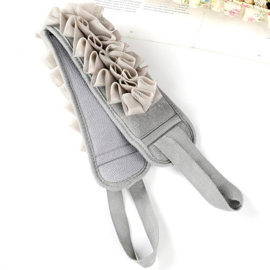 Bath Towel Fine Mesh Bath Sponge 2 In 1 Gentle Exfoliating Loofah Breathable Circular Acupoint Massage Design Bath Towel