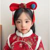 Tassel Chinese New Year Headwear BowKnot Hanfu Headwear All-match Red Bow Hairband  Children