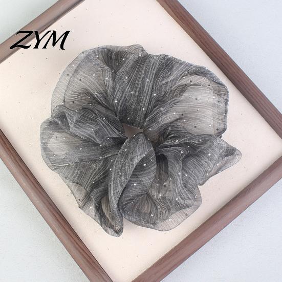 Stylish Hair Ties for Gifts Retro Polka Dot Tie Women Girls, Soft Elastic Scrunchies, Elegant Versatile Wrist Ornament Ponytail Holder, Fashionable