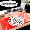 Custom Name Mouse Pad Bold Ajax Amsterdam Spirit Mouse Pad Desk Mat, Non-Slip Rubber Backer Pad For Computer Notebook Gaming Mouse Pad Birthday Gift