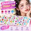 Facial Decorative Colorful Gem Rhinestone Stickers