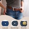 6 st Knappförlängare för Byxor FuskLäder Justerbara Midjeförlängare Universell Midjeutvidgare för Kvinnor Män Byxor Jeans